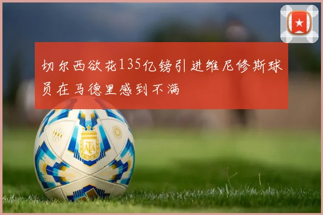 切尔西欲花135亿镑引进维尼修斯球员在马德里感到不满